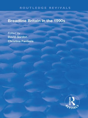 cover image of Breadline Britain in the 1990s